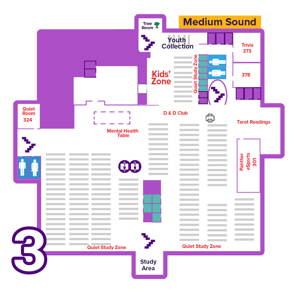 3rd Floor RodCon Event Map